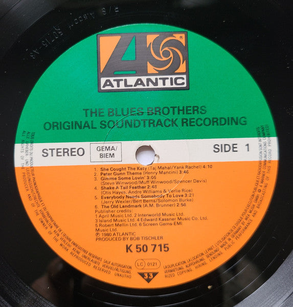 The Blues Brothers : The Blues Brothers (Original Soundtrack Recording) (LP, Album, RE)