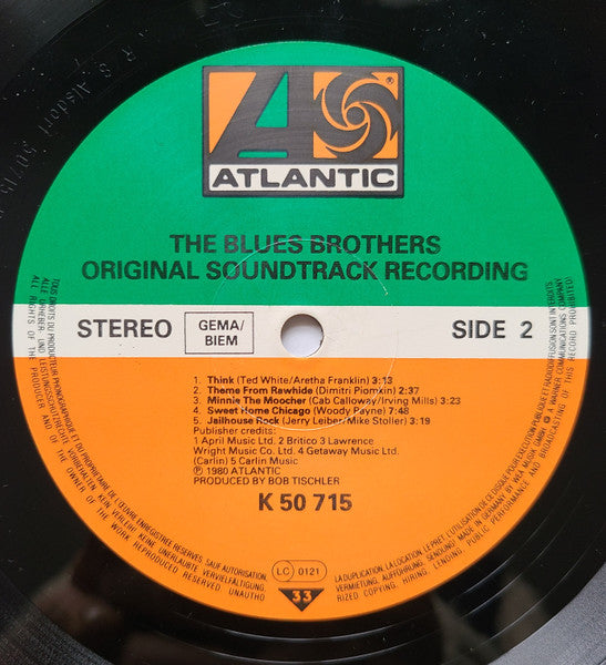 The Blues Brothers : The Blues Brothers (Original Soundtrack Recording) (LP, Album, RE)