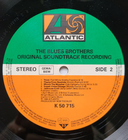 The Blues Brothers : The Blues Brothers (Original Soundtrack Recording) (LP, Album, RE)