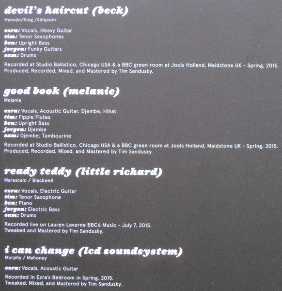 Ezra Furman : Songs By Others (12", RSD, Ltd, S/Edition, Cle)