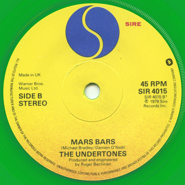 The Undertones : Jimmy Jimmy (7", Ltd, Gre)