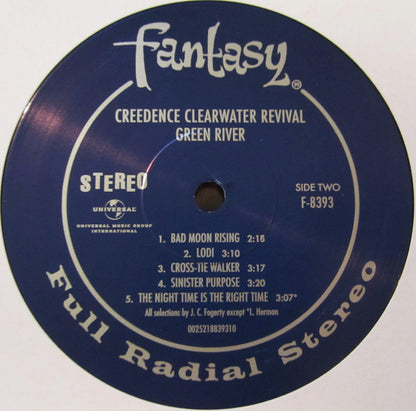 Creedence Clearwater Revival : Green River (LP, Album, RE, 180)