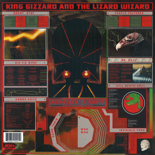 King Gizzard And The Lizard Wizard : Nonagon Infinity  (LP, Album, Gre)