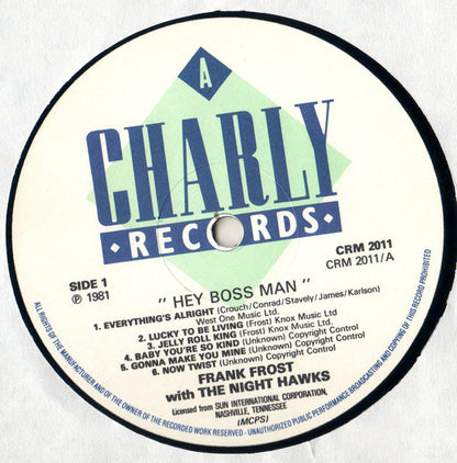 Frank Frost With The Night Hawks* : Hey Boss Man! (LP, Album, RE)