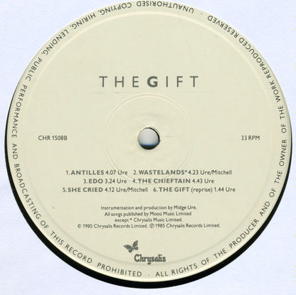 Midge Ure : The Gift (LP, Album, Tex)