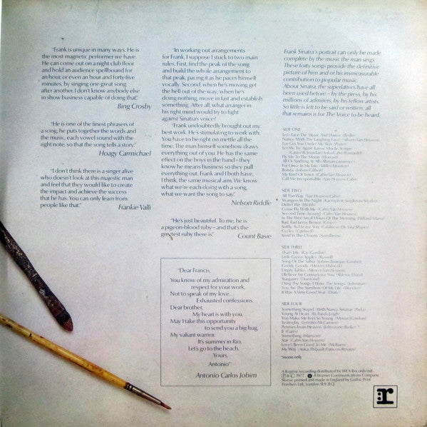 Frank Sinatra : Portrait Of Sinatra (Forty Songs From The Life Of A Man) (2xLP, Comp, Gat)