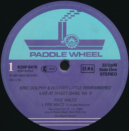Mal Waldron, Richard Davis (2), Eddie Blackwell*, Donald Harrison, Terence Blanchard : Eric Dolphy & Booker Little Remembered Live At Sweet Basil Vol. II (LP, Album)