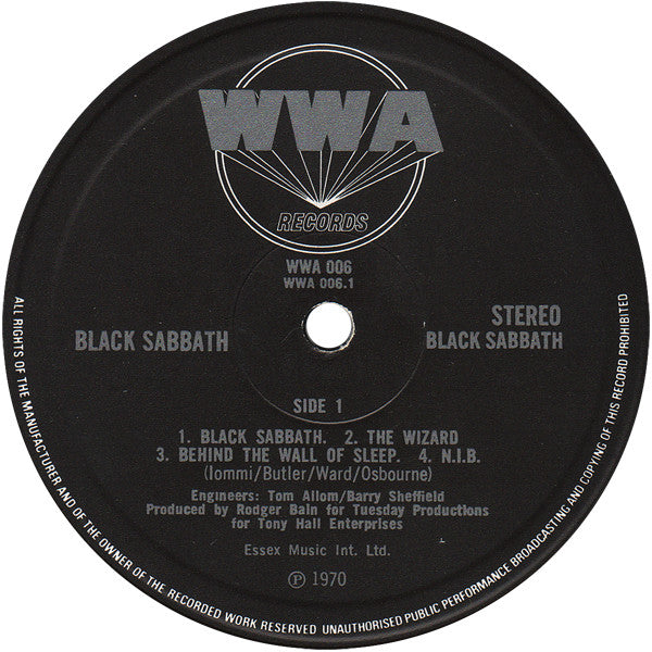 Black Sabbath : Black Sabbath (LP, Album, RE, Gat)