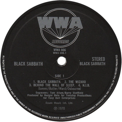 Black Sabbath : Black Sabbath (LP, Album, RE, Gat)