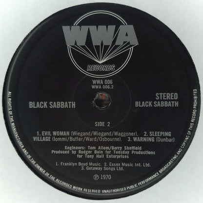 Black Sabbath : Black Sabbath (LP, Album, RE, Gat)