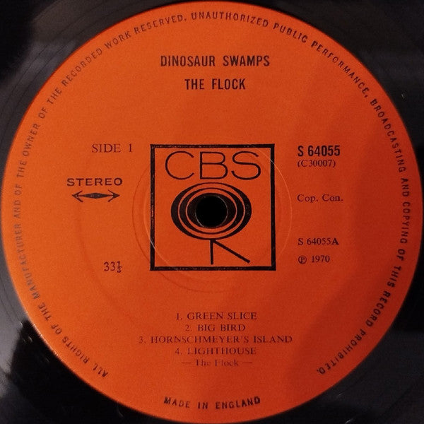 The Flock : Dinosaur Swamps (LP, Album)