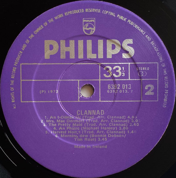 Clannad : Clannad (LP, Album, Tex)