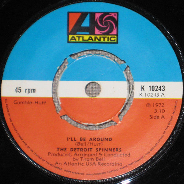 Spinners : I'll Be Around / How Could I Let You Get Away (7", Single, 4 p)