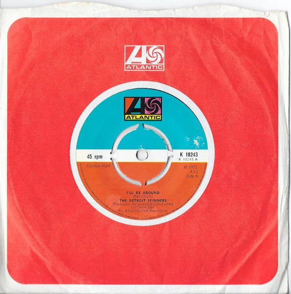 Spinners : I'll Be Around / How Could I Let You Get Away (7", Single, 4 p)