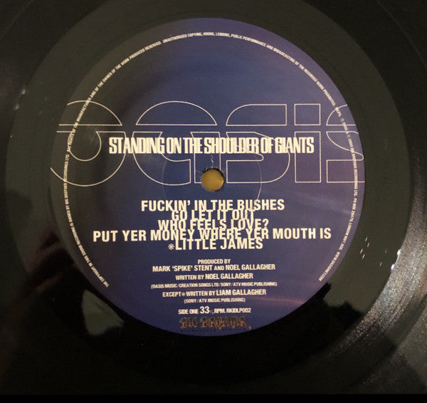 Oasis (2) : Standing On The Shoulder Of Giants (LP, Album, RE, 180)