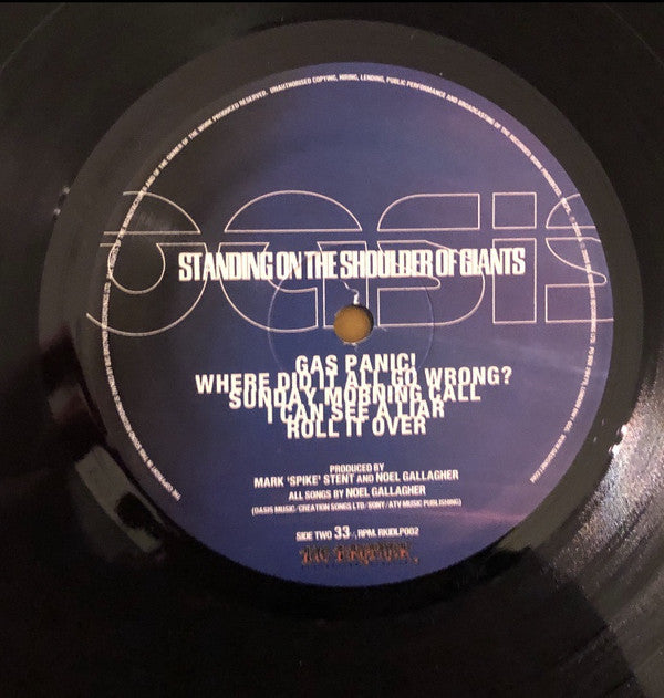 Oasis (2) : Standing On The Shoulder Of Giants (LP, Album, RE, 180)