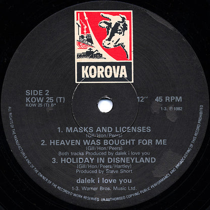 Dalek I : Holiday In Disneyland (12")