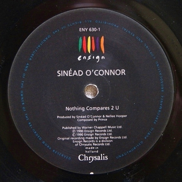 Sinéad O'Connor : Nothing Compares 2 U (7", Single, Bla)