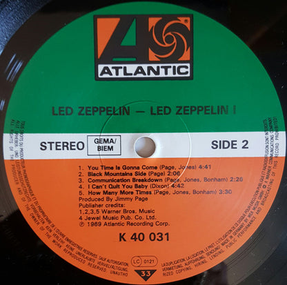 Led Zeppelin : Led Zeppelin (LP, Album, RE)