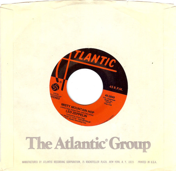 Led Zeppelin : Black Dog (7", Single, RE)