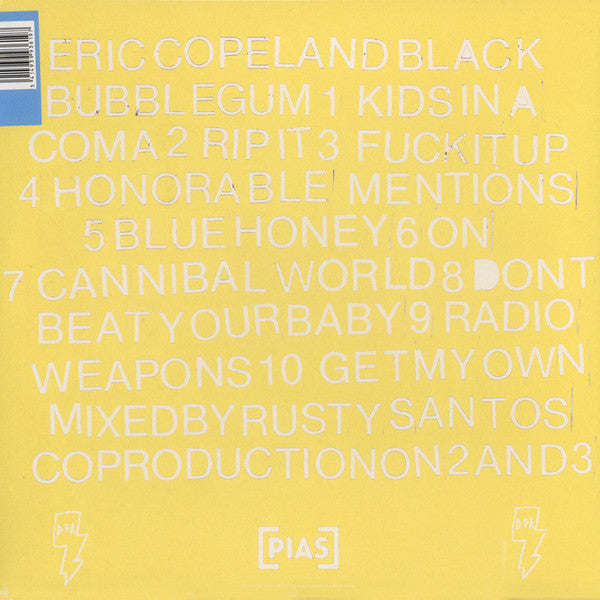 Eric Copeland (2) : Black Bubblegum (LP, Album, Ltd, Pin)