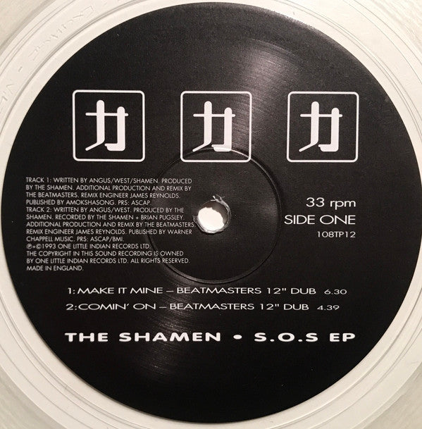 The Shamen : Show Of Strength EP (12", EP, Ltd, Cle)
