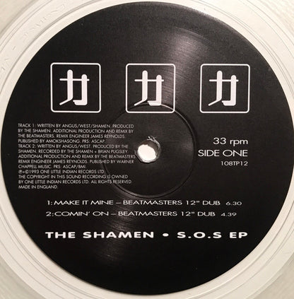 The Shamen : Show Of Strength EP (12", EP, Ltd, Cle)