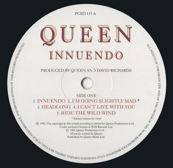 Queen : Innuendo (LP, Album)