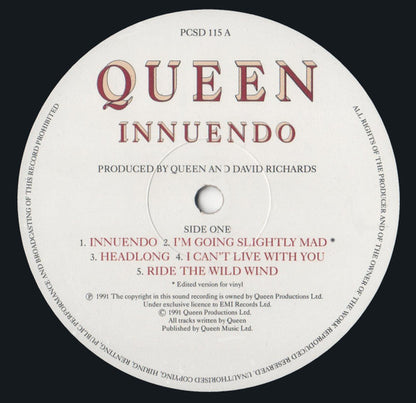 Queen : Innuendo (LP, Album)