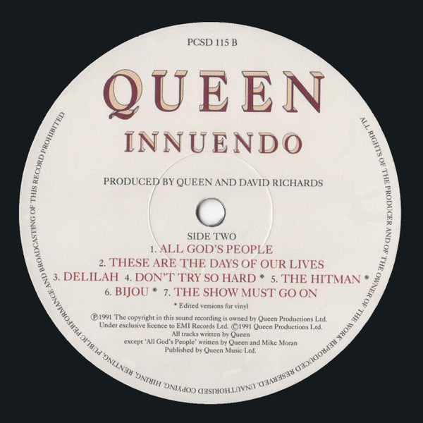 Queen : Innuendo (LP, Album)