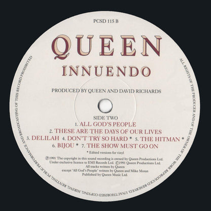 Queen : Innuendo (LP, Album)