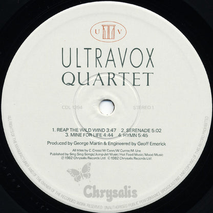 Ultravox : Quartet (LP, Album)