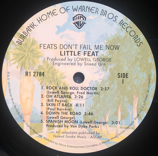 Little Feat : Feats Don't Fail Me Now (LP, Album, RE, 180)