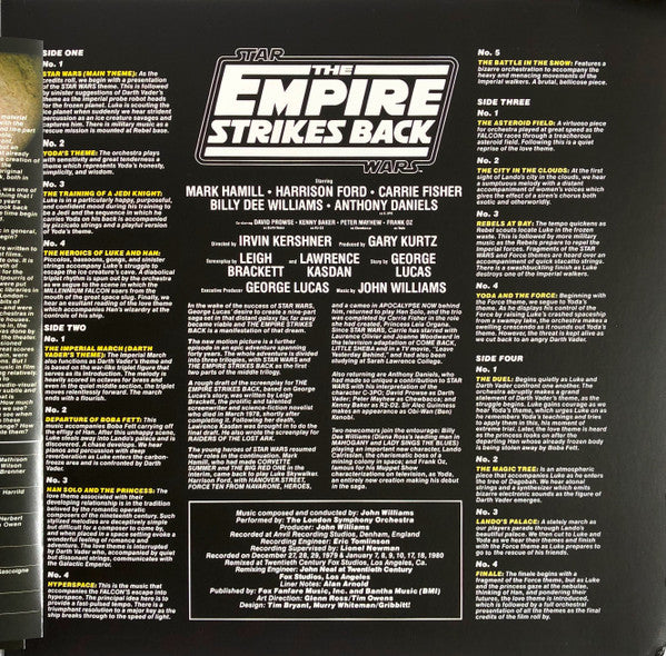 John Williams (4), The London Symphony Orchestra* : Star Wars / The Empire Strikes Back / The Original Soundtrack From The Motion Picture (2xLP, Album, Ltd, RE, Gol)
