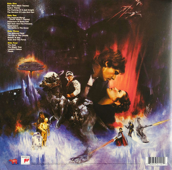 John Williams (4), The London Symphony Orchestra* : Star Wars / The Empire Strikes Back / The Original Soundtrack From The Motion Picture (2xLP, Album, Ltd, RE, Gol)