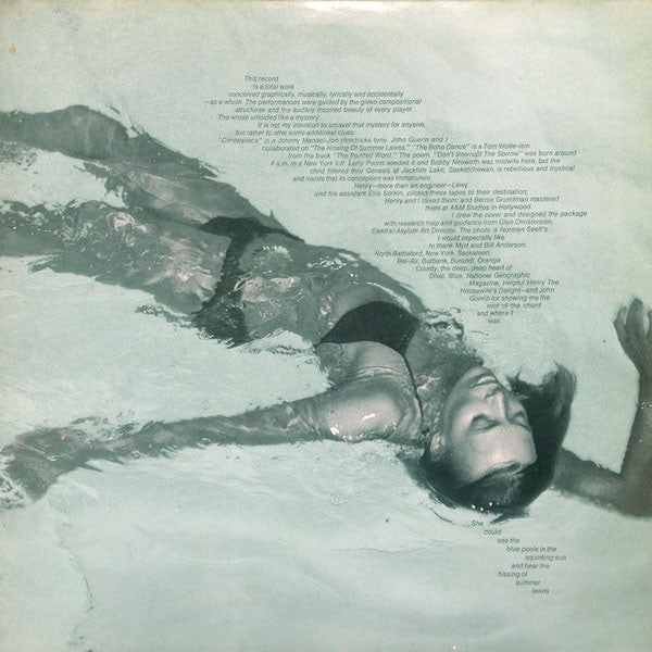 Joni Mitchell : The Hissing Of Summer Lawns (LP, Album, RE, Gat)