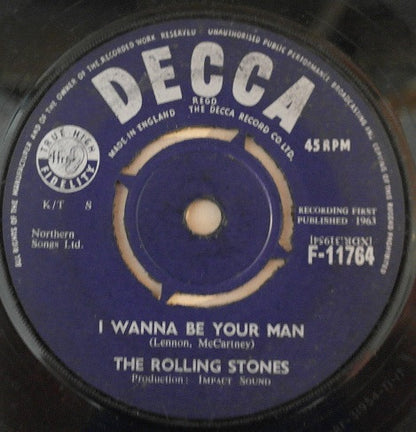 The Rolling Stones : I Wanna Be Your Man  (7", Single)