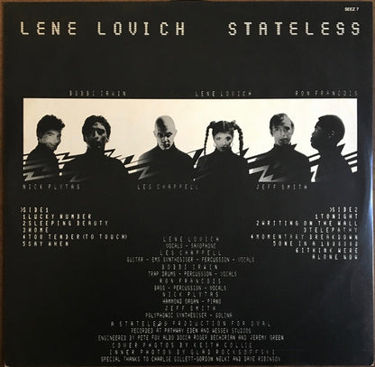 Lene Lovich : Stateless (LP, Album, RE, Yel)