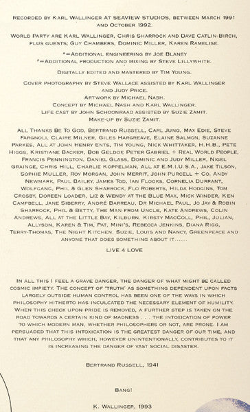 World Party : Bang! (LP, Album)