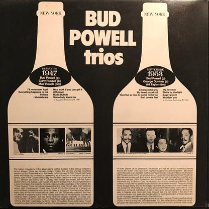 Bud Powell : The Best Years (2xLP, Comp)