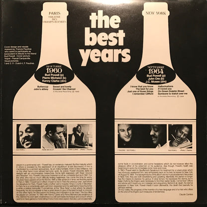 Bud Powell : The Best Years (2xLP, Comp)