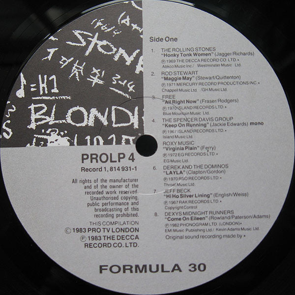 Various : Formula 30 (2xLP, Comp)