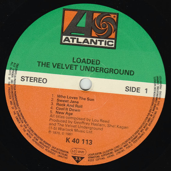 The Velvet Underground : Loaded (LP, Album, RE)