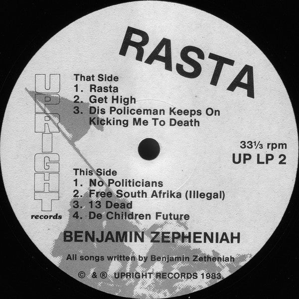 Benjamin Zephaniah : Rasta (LP, Album)