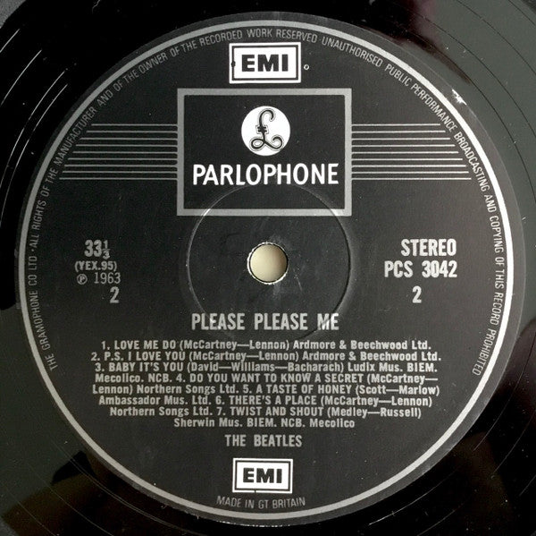 The Beatles : Please Please Me (LP, Album, RE)