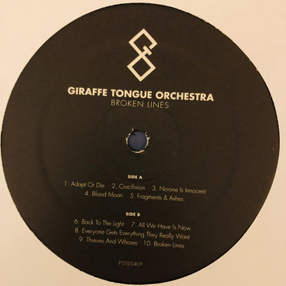 Giraffe Tongue Orchestra : Broken Lines (LP, Album)