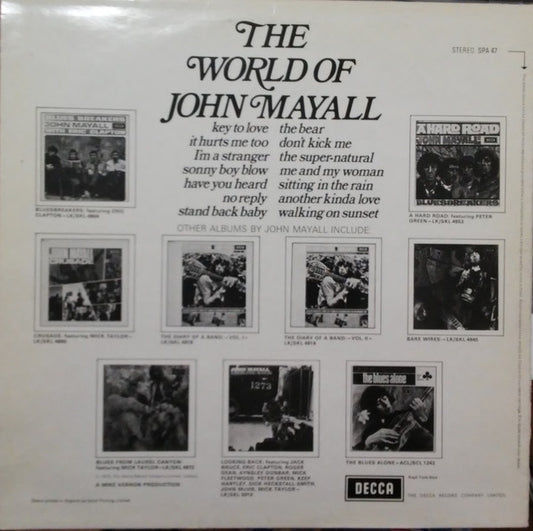John Mayall : The World Of John Mayall (LP, Comp)
