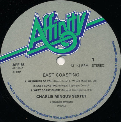 Charlie Mingus Sextet* : East Coasting (LP, Album, RE)