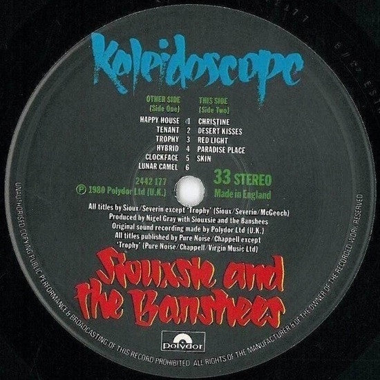 Siouxsie And The Banshees* : Kaleidoscope (LP, Album)