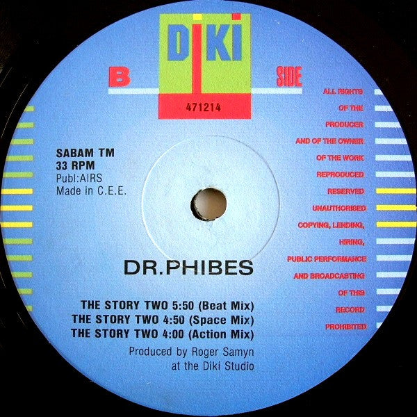 Dr. Phibes : The Story Two (12")